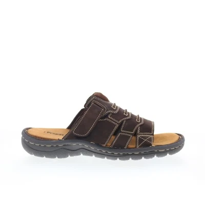Propet Jace MSO001LCF Mens Brown Extra Extra Wide 6E Slides Sandals Shoes 8.5 - Image 1 of 4
