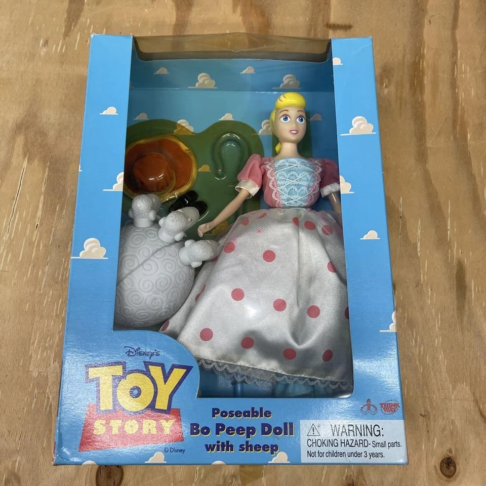 Thinkway Toys Disney Toy Story Poseable Bo PEEP Doll With Sheep 62892