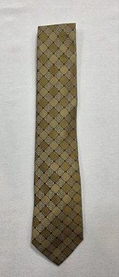 Corbata Birmania Bibas vintage para hombre color dorado. Foto 1 de 2
