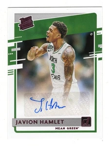 2021-22 Chronicles Javion Hamlet Pink Donruss Rated Rookie Auto RC #RR-JHA - Picture 1 of 2