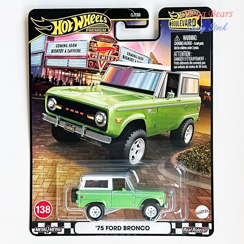 Mattel Hot Wheels Premium 2025 Boulevard #138 75 Ford Bronco NEW SEALED GJT68 - Image 1 of 1