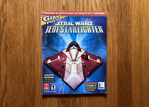 Prima Official Strategy Guide Book Star Wars Jedi StarFighter 2002 No Poster GC - Picture 1 of 13