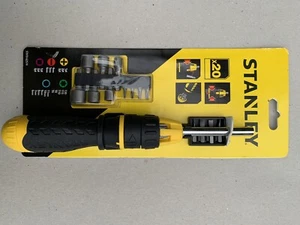 Stanley STHT0-62574 Bit-Holding Screwdriver with Ratchet and 20 Bits - Picture 1 of 10