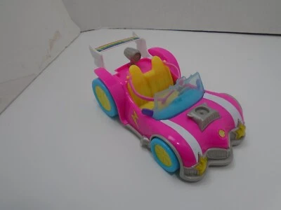 Barbie Videojuego Héroe Vehículo Coche Juguete Mattel Rosa Amarillo Para Mini Muñecas 2016 Foto 1 de 4