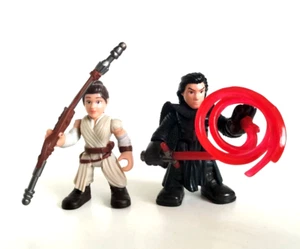Kylo Ren y Rey Figuras Star Wars Playskool Héroes Galácticos Conjunto de Figuras - Imagen 1 de 8
