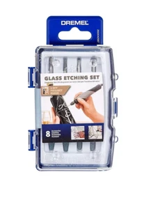 Juego de Grabado de Vidrio Dremel 682, Kit de Accesorios con 8 Accesorios para Herramientas Rotativas - Imagen 1 de 2
