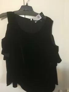 Lauren Ralph Lauren Womens Lizabeta Black Velvet Night Out Dress Top Plus 3X NWT - Picture 1 of 4