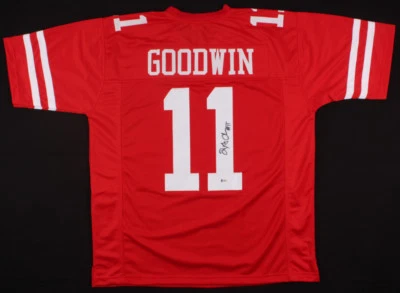 Marquise Goodwin Signed 49ers Jersey (Beckett COA) San Francisco Wide Receiver Foto 1 de 4