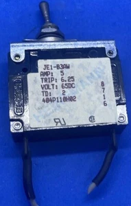 RS Electronics JE1-B3AW 5 AMPS 65V Switch - Picture 1 of 2