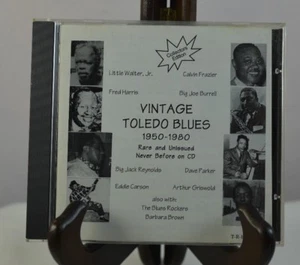 Vintage Toledo Ohio Blues 1950-1980 by Various Artists (CD, 1998) RARE FREE SHIP - Imagen 1 de 3