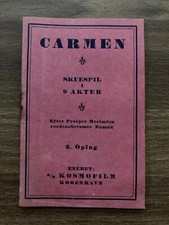 Carmen Raquel Meller, Fred Louis Lerch, Gaston Modot 1926 Danish Movie Program