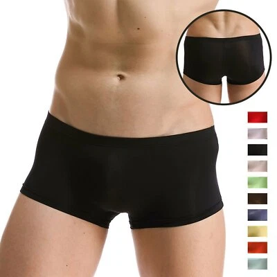 81-015 Hipster Pants Slip Eis Seide SEAMLESS Nahtlos TRANSPARENT SCHWARZ S - 3XL - Bild 1 von 4