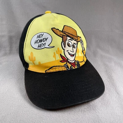 Toy Story Woody Hat Boys Adjustable Black Snapback Cap Character Movie - Image 1 of 4
