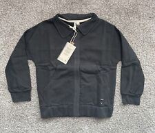 Gray Label Organic Kids Clothing Black Button Down Collar Jacket Boys 7-8y