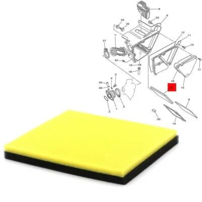 Air Filter Cleaner For Yamaha TTR225 XT225 SEROW XT 225 86-2007 1KH-14451-00-00 - Image 1 of 4