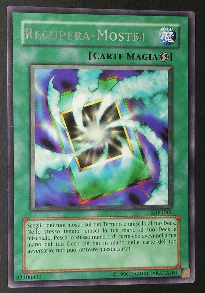RECUPERA MOSTRI  Rara in Italiano Unlimited SDF-I066  YUGIOH - Immagine 1 di 1