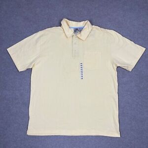 Vintage Ocean Pacific Polo Shirt Mens Extra Large XL Yellow Short Sleeve Preppy