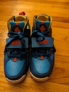 Nike Air Trainer Huarache Green Abyss Blue Lagoon Größe 5,5 Jugend Schuhe Sneaker - Bild 1 von 5