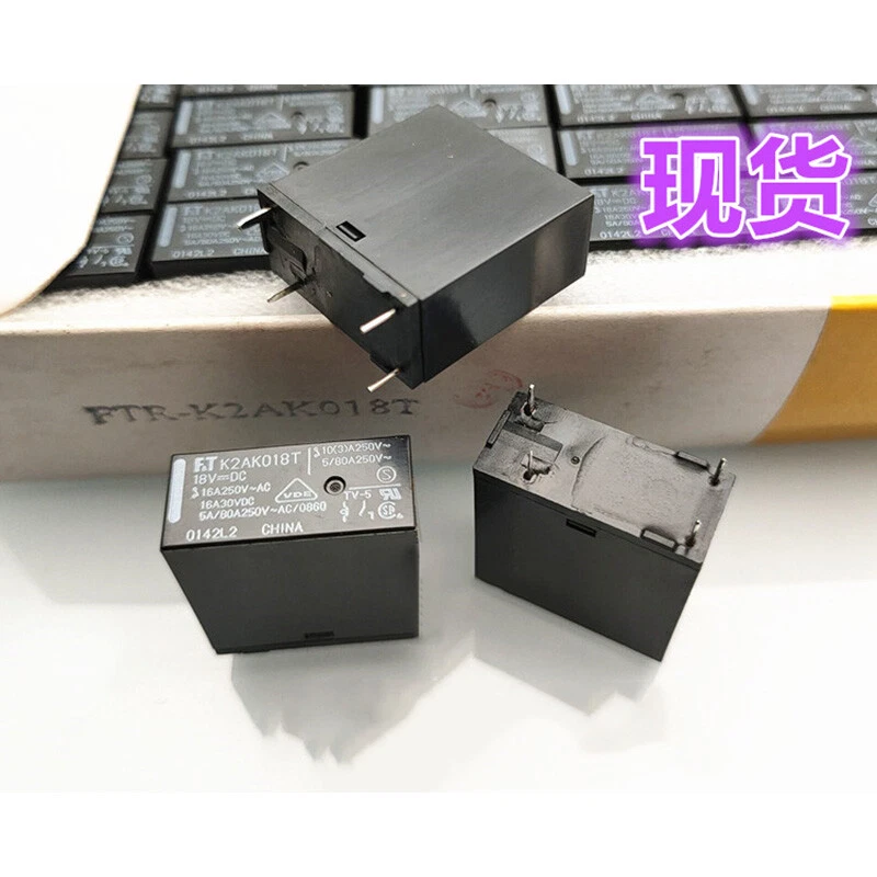 1Pc FUJITSU K2AK018T 18VDC Power Relay 4Pins 16A 250VAC - Image 1 of 1