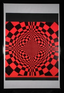 Rare Original OP FANTASY Blacklight POSTER 1968 EXOTERICA PRODUCTIONS BERKELEY - Picture 1 of 1
