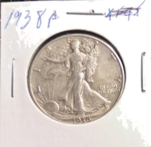 1938 P Walking Liberty halber Dollar - Bild 1 von 2