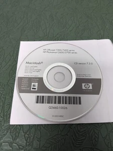 HP Officejet 7300 7400 Photosmart 2600 2700 Series Macintosh Drivers & Software - Picture 1 of 5
