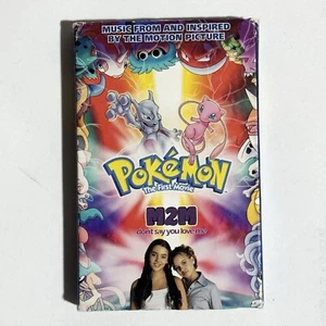 Pokémon MEWTWO STRIKES BACK SUITE Cassette Tape Single M2M 1999 Rewind - Picture 1 of 4