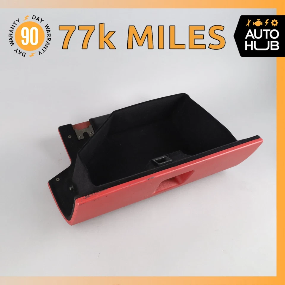 97-04 Mercedes R170 SLK32 AMG SLK230 Dashboard Glove Box Glovebox Red OEM 77k - Image 1 of 4