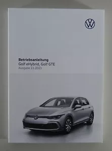 Manual De Instrucciones VW Golf 8 / VIII 1.4 TSI / Híbrido + GTE Estado 11/2021 - Imagen 1 de 1