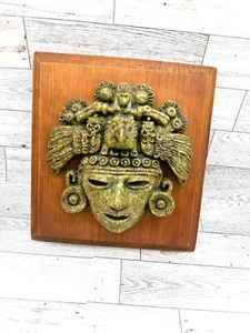 Mexikanische AZTEKEN MAYAN Vintage 1960er GREENSTONE Tourist Volkskunst Handwerk von ZAREBSKI - Bild 1 von 9