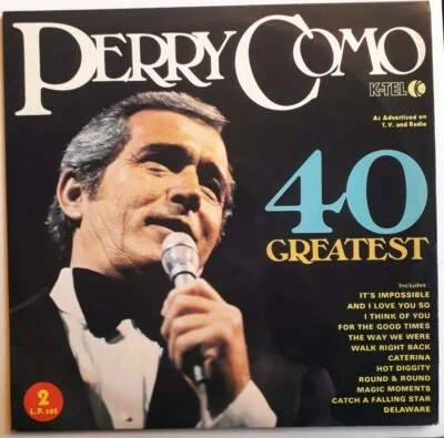 PERRY COMO - GREATEST HITS                            ORIGINAL UK vinyl 2 LP set - Image 1 of 4