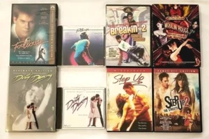 Footloose, Dirty Dancing, Breakin' 2, Step Up 1 & 2 & Moulin Rogue DVD & CD Set - Picture 1 of 12