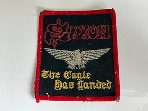 Vintage Sachsen Der Adler ist gelandet Patch Abzeichen - Bild 1 von 3