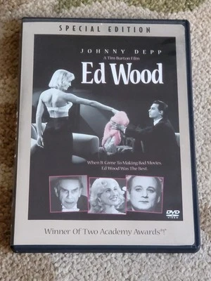 ED WOOD (1994) JOHNNY DEPP TIM BURTON DVD LIKE NEW! - Image 1 of 3