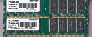 2GB 2x1GB PC3200 PATRIOT PSD1G400 SPECTEK DDR-400 PS000061 RAM MEMORY KIT DDR1 - Picture 1 of 2