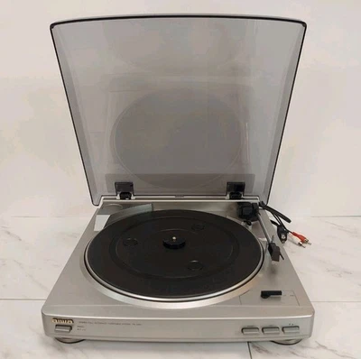 Vintage Aiwa Stereo Turntable PX-E860 Full Auto RCA Direct Output NO Phono WORKS - Image 1 of 4