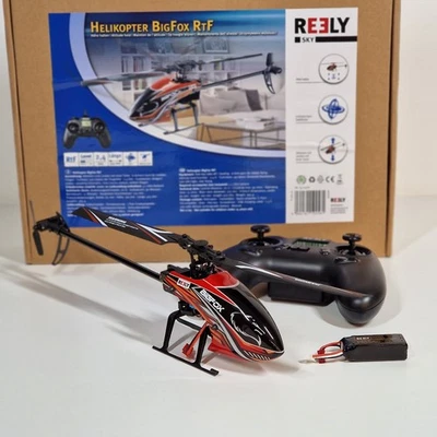 Reely BigFox RTF Rc Hubschrauber Helikopter 2.4Ghz Gyro 415mm RE-7417518 Heli - Bild 1 von 4