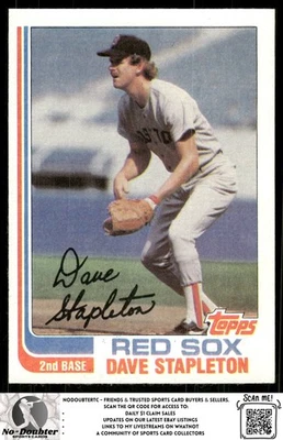 1982 Topps #589 Dave Stapleton Boston Red Sox 82TB - Image 1 of 2