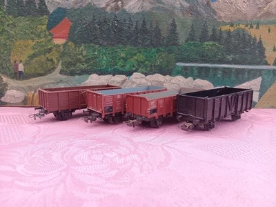 Konvolut 4 x Piko 2 achs - offene Güterwagen  ... der DR in H0 - Bild 1 von 4