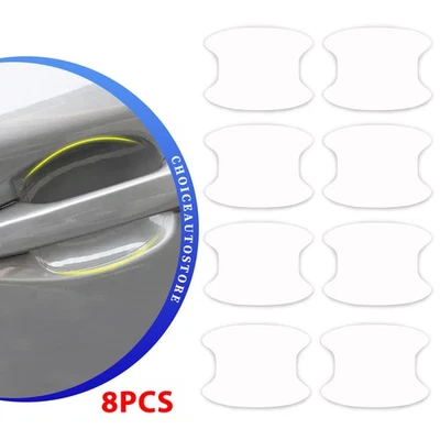 8Pcs Waterproof Car Door Handle Cup Scratch Protection Cover Guard For Toyota - Изображение 1 из 4