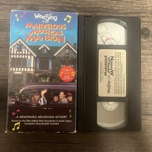 WeeSing: Marvelous Musical Mansion Memorable Melodious Mystery VHS 1992 RARE - Picture 1 of 2