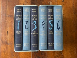 In Search of Lost Time Marcel Proust Volume Set 1-6 Folio Society Hardback Book - Imagen 1 de 4