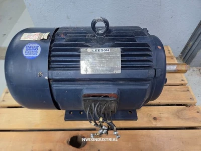 Leeson Electric Motor, 150007-60, 20HP, 1750 RPM, 3PH, 230/460V, 60HZ, 256T - Image 1 of 4