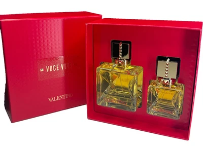 Valentino Voce Viva Eau De Parfum 1 oz And 3.4 oz Spray Set New In Box - Image 1 of 4