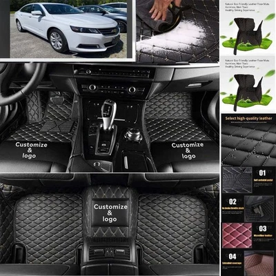 For Chevrolet Impala Car Floor Mats Custom Waterproof Luxury Carpets Auto Liner Foto 1 de 4
