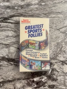 Vintage Greatest Sports Follies VHS Sports Illustrated  Bloopers 1989 - Picture 1 of 4