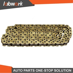 Labwork Motorcycle 520 O-Ring Gold Drive Chain120 Links 520 X120 With Masterlink - Picture 1 of 12