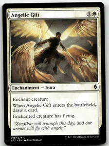 MTG Angelic Gift Battle for Zendikar 019/274 Regular Common - Picture 1 of 1