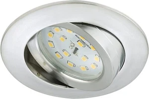 PRISMA FARETTO LED DA INCASSO ORIENTABILE 1X5W 400LM IP23 ROTONDO COLORE ALLU... - Foto 1 di 1