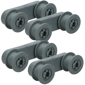 Smeg Cesta Lavavajillas Soporte Rueda Izquierda Soporte 698412505 Genuino x 4 esd - Imagen 1 de 6